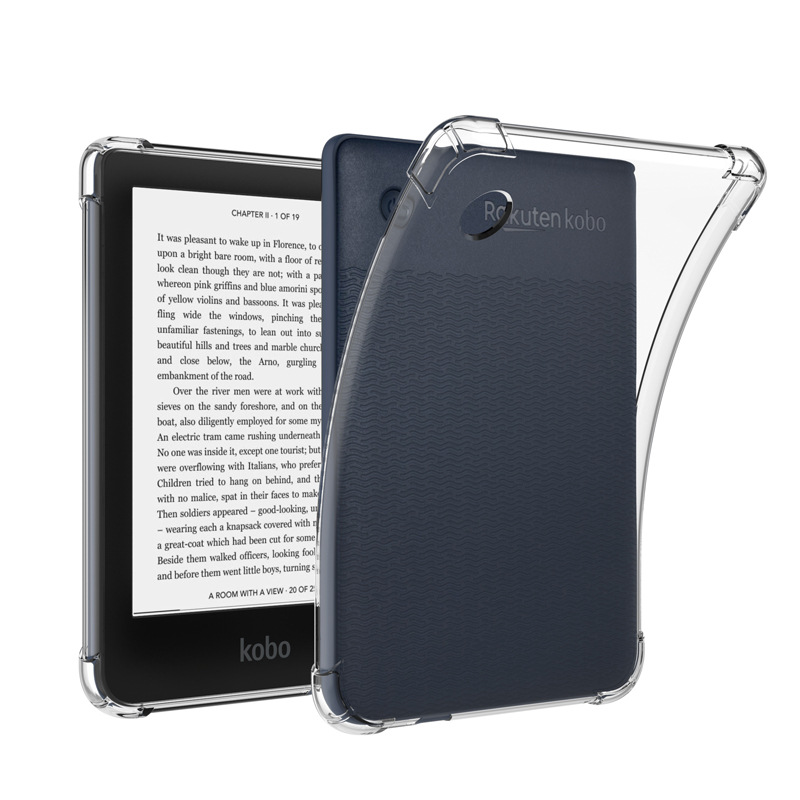 Suitable for Kobo e-book protective case Libra 2 Colour 2024 four-corner airbag anti-fall transparent case