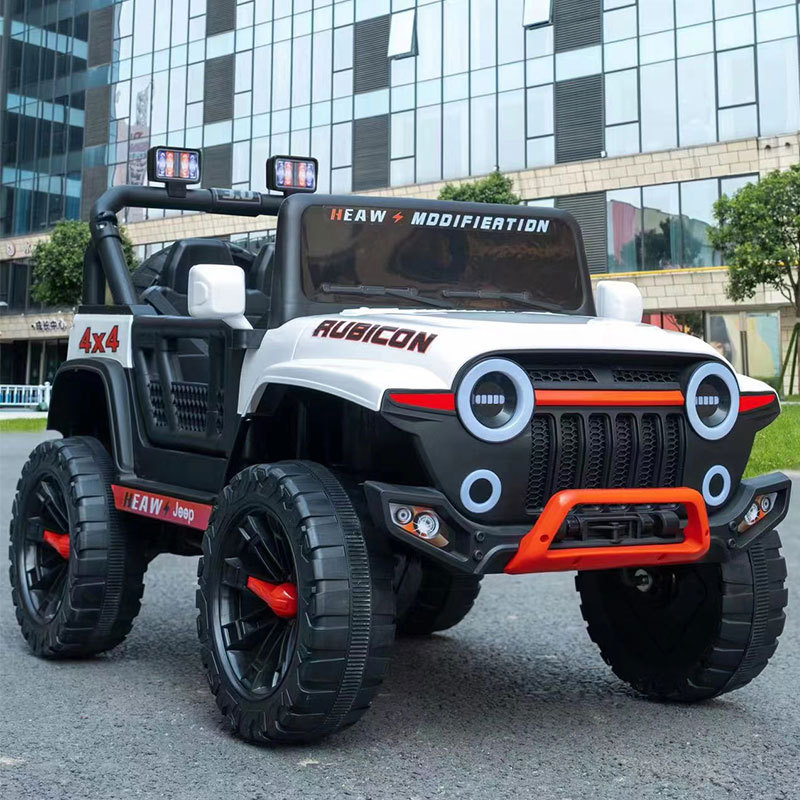 New Wrangler Electric Car Four-Wheel Drive Remote Control Children's Toy Car Can Sit on Large Off-Road Vehicle Four-Wheel Car