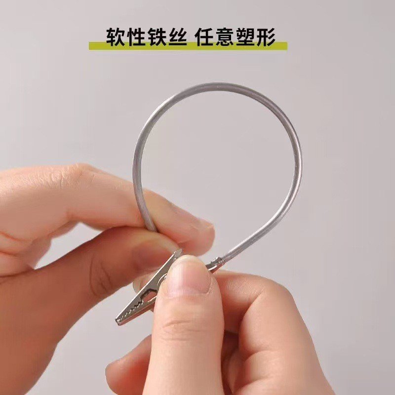 New Double-Headed Mosquito-Repellent Incense Clip, Metal Business Card Holder, Bendable Universal Crocodile Clip, Incense Clip Holder, Broken Incense Clip