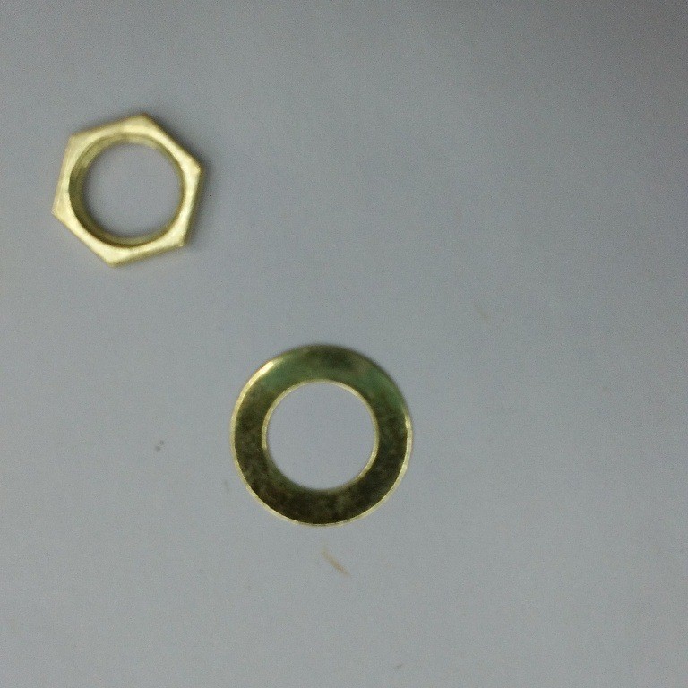 Movement with nut gasket Huashi screw black rubber pad hexagon nut sink nut