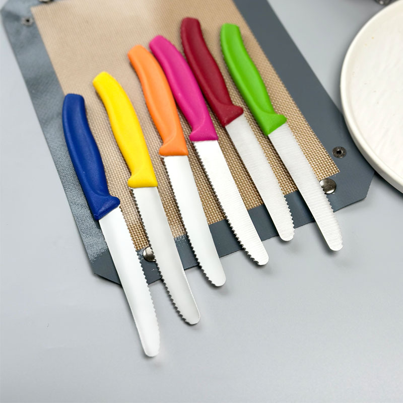 (Exclusive for cross-border) Western Steak Knife Steak Knife Stainless Steel Material Sharp and Useful Fruit Knife Bread Knife