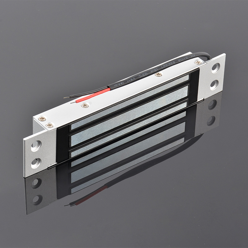 180kg Concealed Magnetic Lock Electromagnetic Lock Access Control Lock 12V Electric Control Lock/Flush-Mounted/Invisible Installation Magnetic Attraction