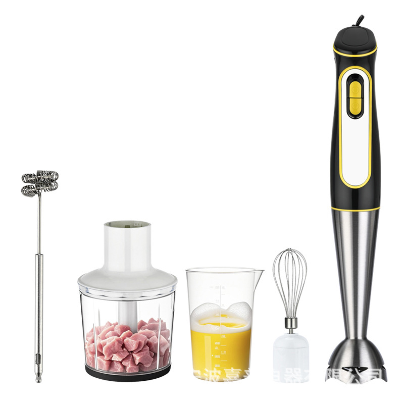 Foreign Trade Qb03 Five-In-One Handheld Multi-Functional Kitchen Electric Cooking Machine for Mincing Meat, Juicing and Grinding Baby Food Supplements