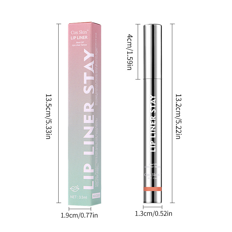 Cross-border exclusive for explosive CosSkin tear lip glaze waterproof velvet matte easy to color wholesale Lip Glaze