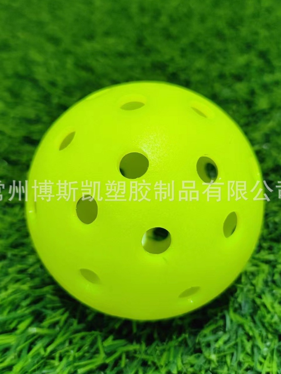 pickleballs 40 Holes 74MM Rolling Plastic One-piece Porous PE Hole Ball