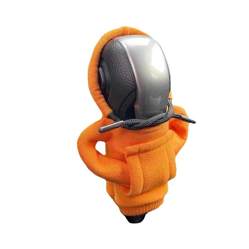 Gear handle hoodie sweater car gear lever cover gear handbrake gear small clothes decorative gear lever protection creativity