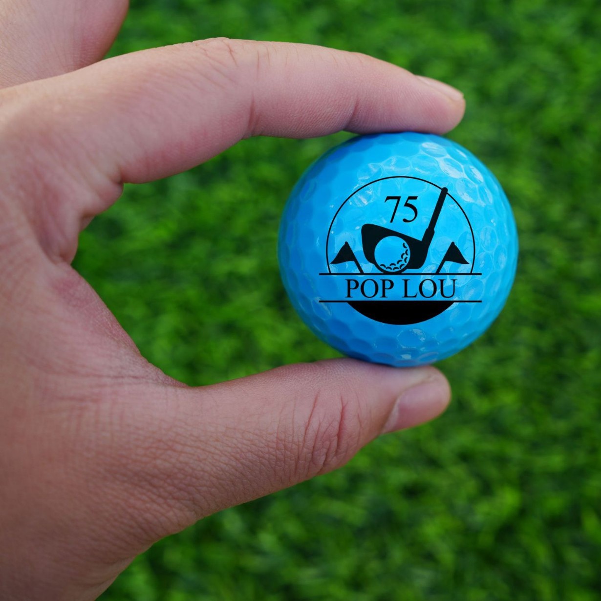Customized Cross-Border Hot-Selling Golf Balls with Various Logo Patterns, Photos and Text. One Piece Can Be Labeled and Shipped