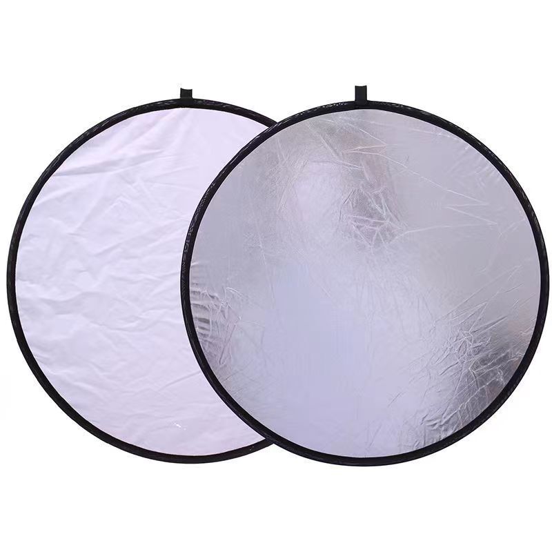 Reflector Photographing Light Plate Round Folding Portable Flexible Light Plate Photographing Live Portraits Mini Covering Light Plate