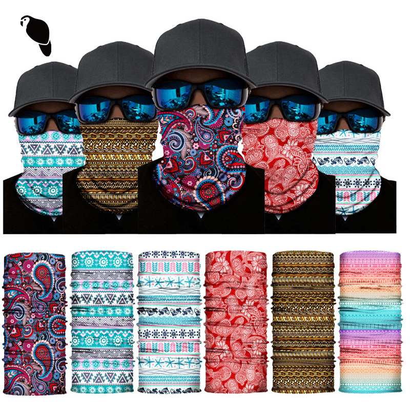 Xunhui Pattern Series Cross-Border Amazon Autumn and Winter Cycling Mask Sports Ski Warm Magic Headscarf Neck Cover