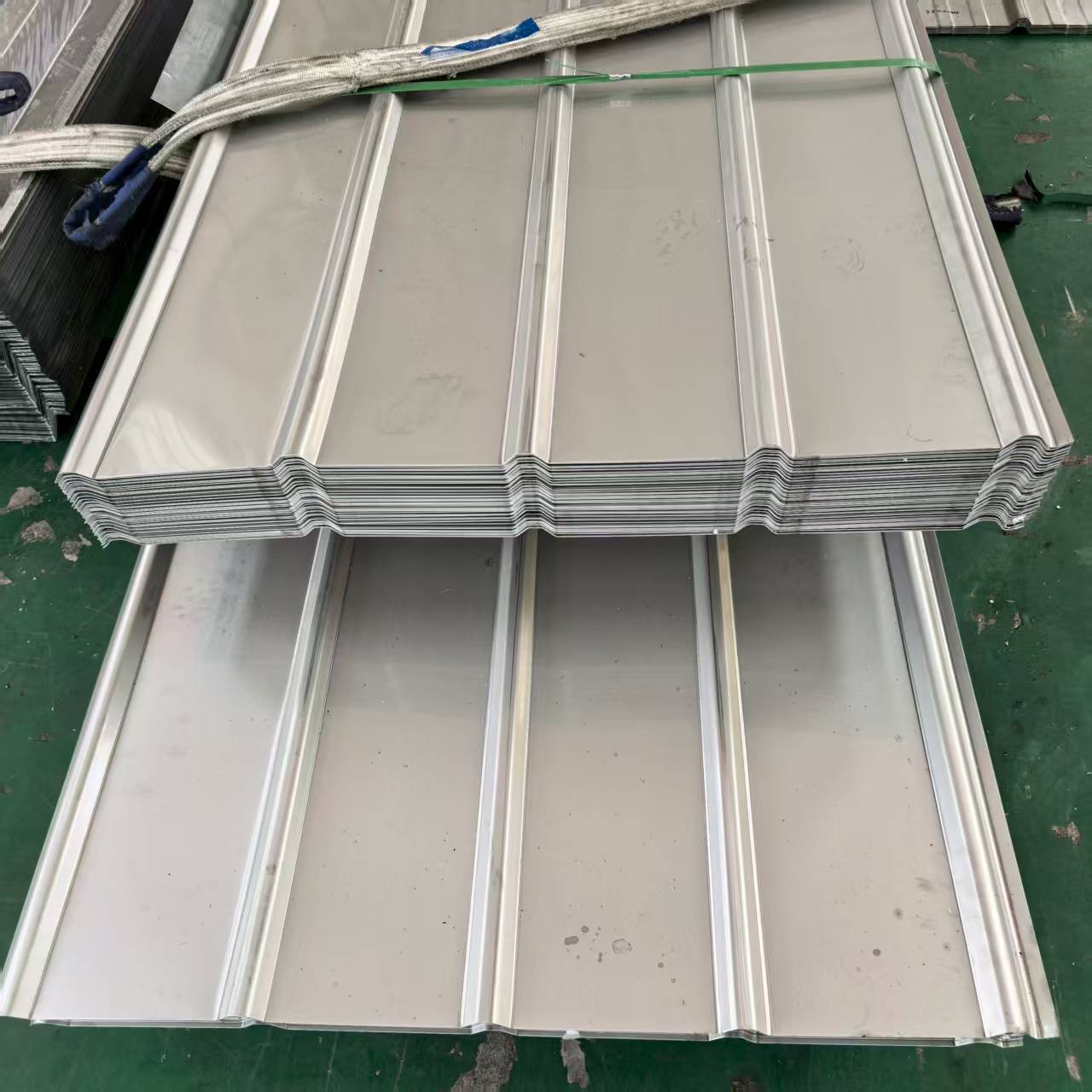 304 Stainless Steel Factory Corrugated Panels, 316 Roofing Corrugated Panels, 201 Stainless Steel Color Steel Tile Installation and Processing