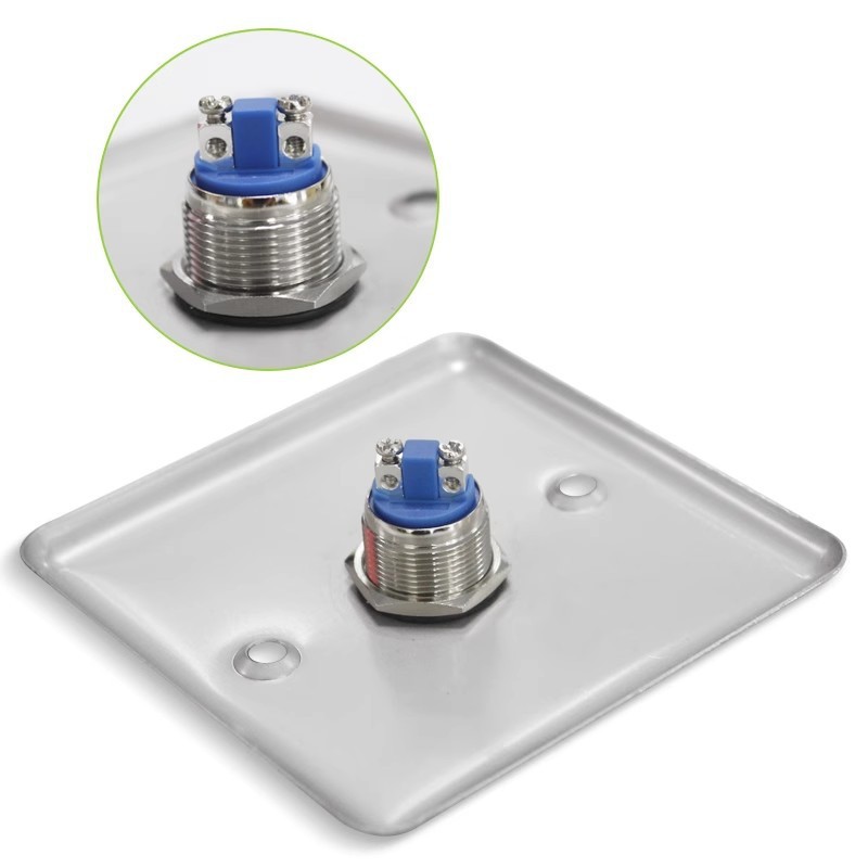 Access control switch exit button stainless steel panel narrow strip access control electric lock switch access control system button reset