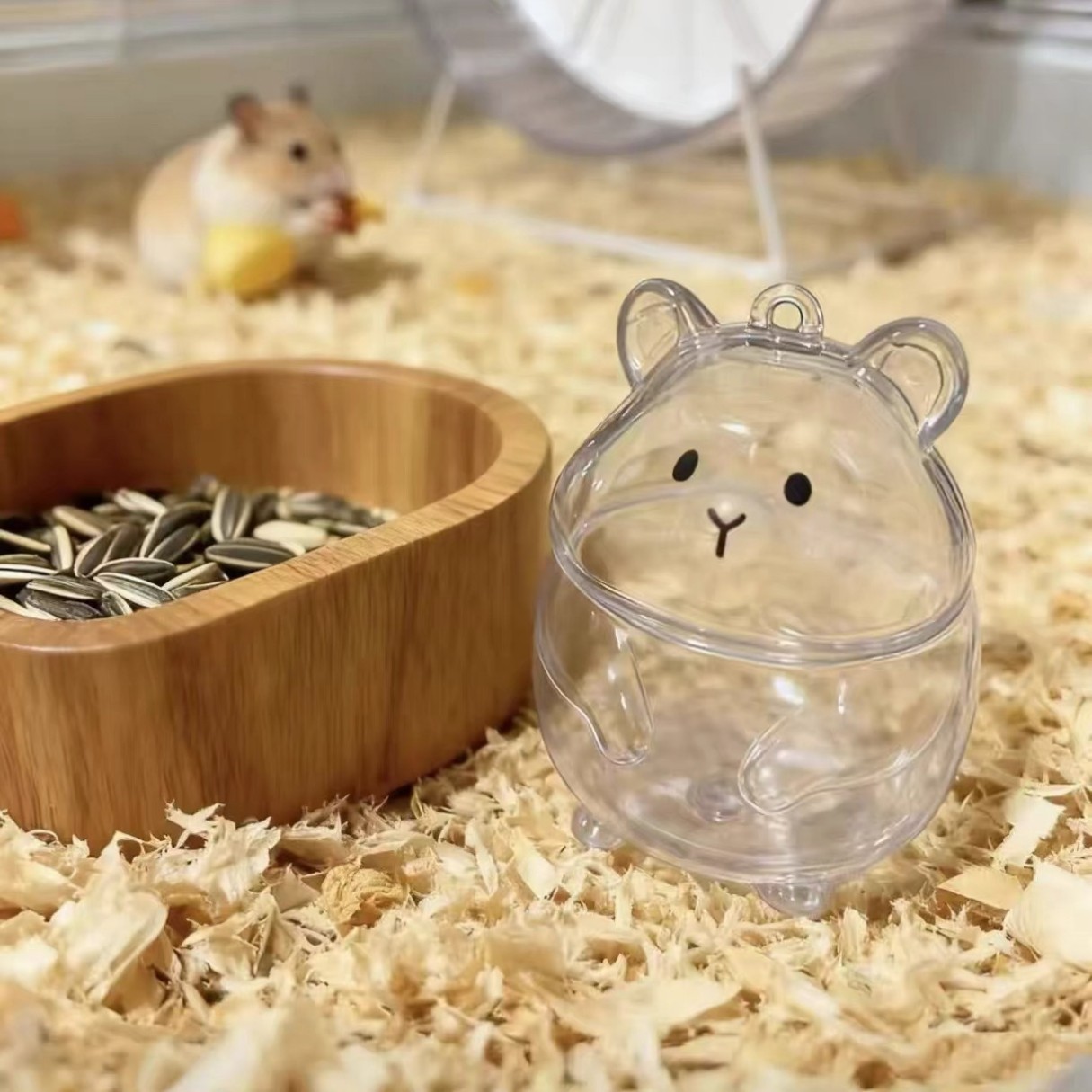 Hamster Hair Collector Pet Hair Storage Pendant Hamster Hair Commemorative Bottle Keychain Bag Pendant