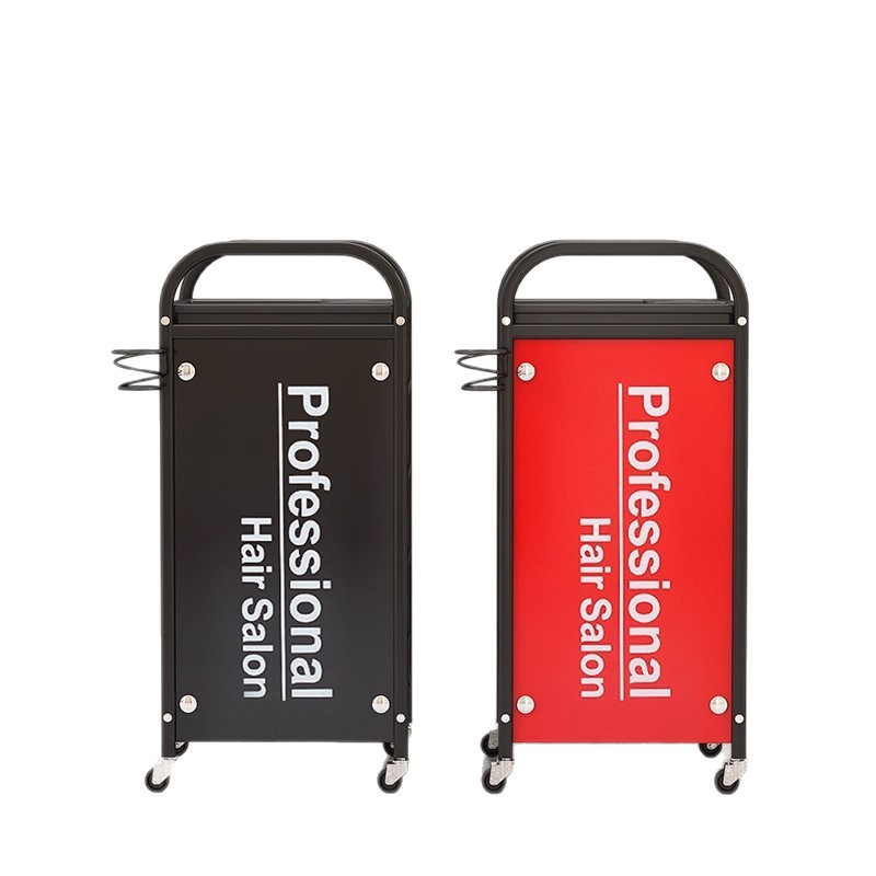 Hairdressing Cart, Hair Salon Trolley, Beauty Trolley, Multi-Functional Storage Shelf, Barber Shop Perm and Dyeing Tool Cart