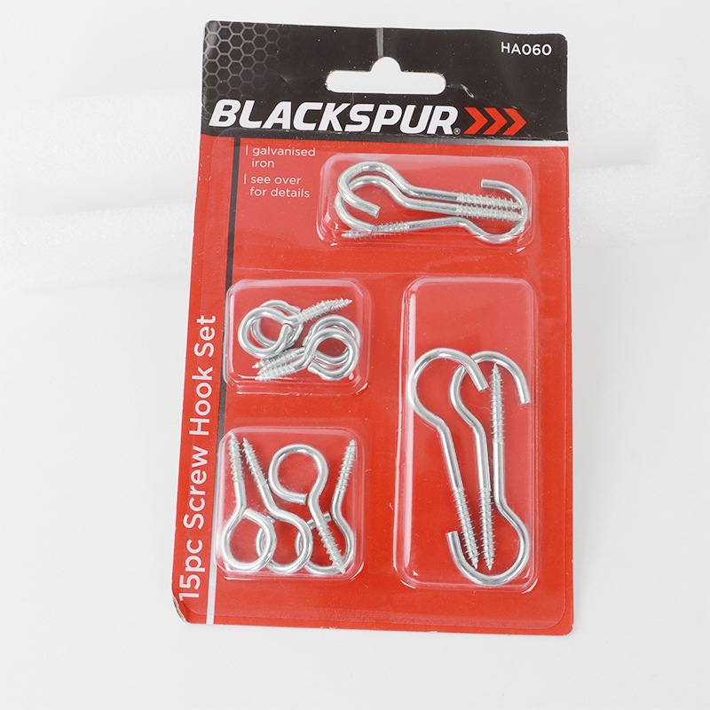 Lamphook sheep's eye, self-tapping screw hook-shaped self-tapping screw loop-shaped hand screw with hook lifting ring set cup