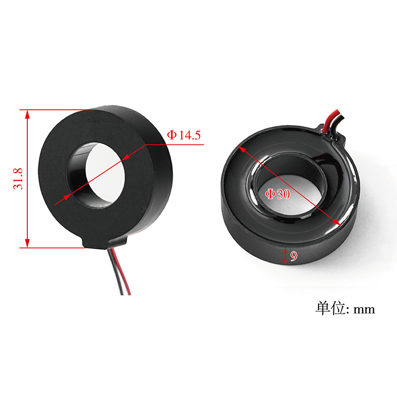 GD-02 zero sequence current transformer to detect 10-30ma leakage current can be used for 7KW charging pile