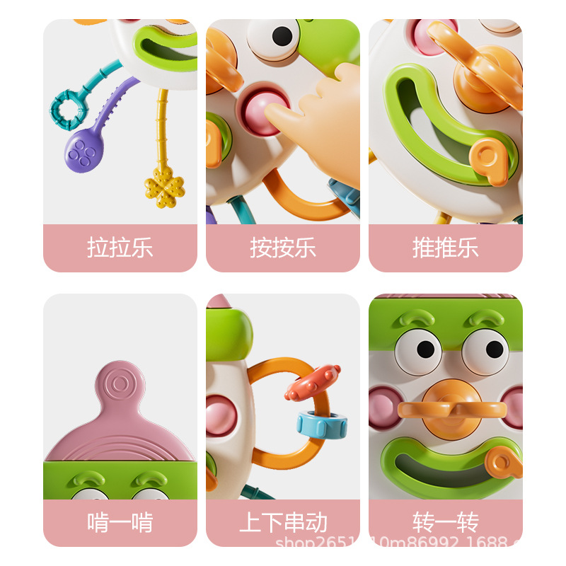 Cross-border Children's Fun Baby Bottle Smoke and Soothing Toys Early Education Educational Toys for Babies