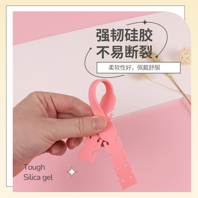 Sale Adult 8-Button Ear Protection Anti-Strangle Strip Elasticity Relief to Prevent Ear Pain Artifact Silicone Mask Extension Adjustment Buckle