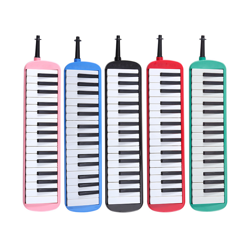 Cross-Border Hot-Selling 32-Key Unlabeled Neutral Packaging Harmonica Instrument Keyboard with Stainless Steel Base Plate for Beginners Portable Blowpipe