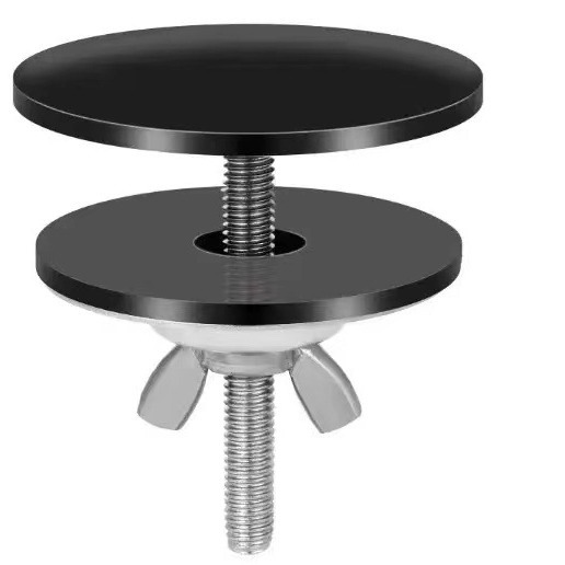 крышка отверстия для кухонной раковины Amazon American черная для мойки, пробка для герметизации отверстия, полированный золотой цинковый сплав