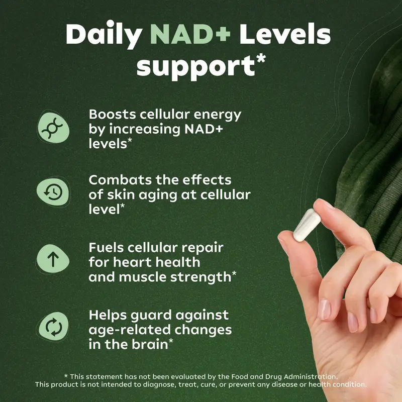 Nad Capsules Reusresearchnr900-Nad Energy Focus Supplement Delay Aging Anti-Aging Capsules