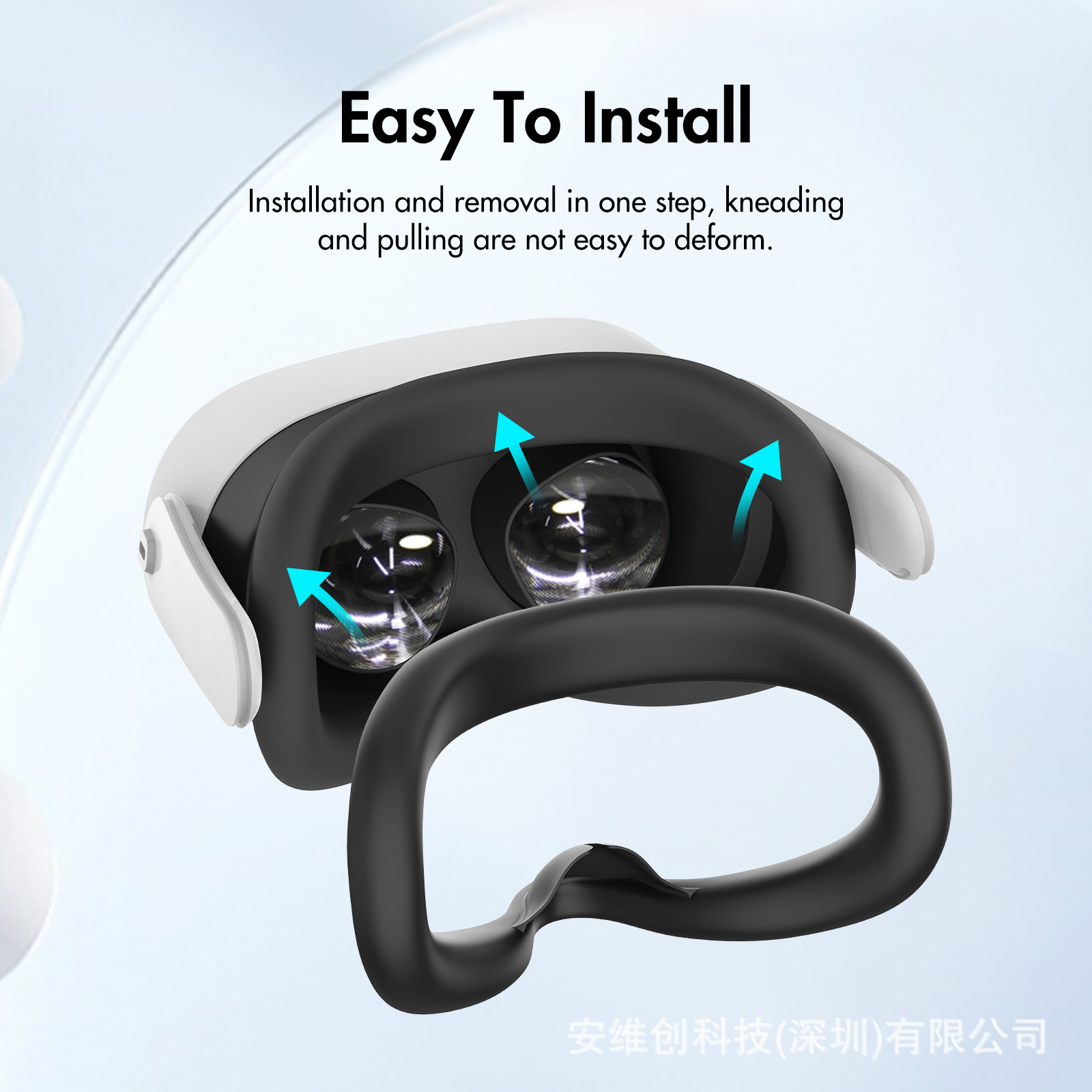 Used for Meta Ouclus Quest3S Silicone Seven-Piece Set Handle Host Cover Light-Shielding Mask Vr Accessories