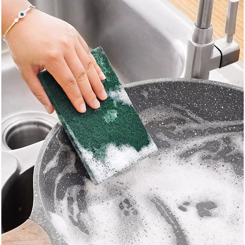 Хозяйственная губка для мытья посуды, магическая чистящая губка, чистящая щетка, двусторонняя губка для удаления загрязнений, оптовая продажа губок для мытья посуды