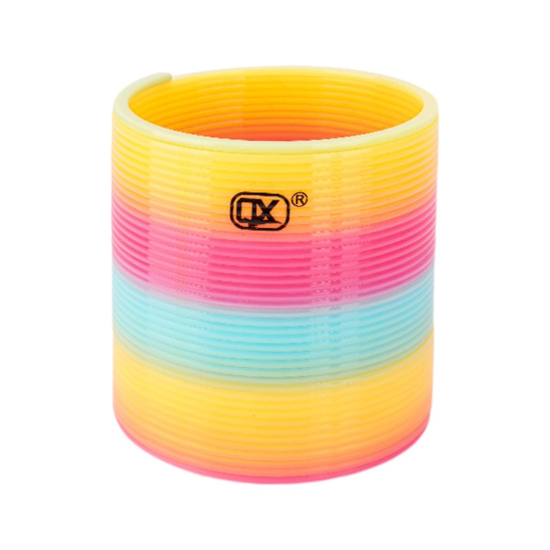 Stall Cross-border School Surrounding Hot Selling Small Toy Spring Circle Educational Large Nostalgic Magic Rainbow Circle Wholesale