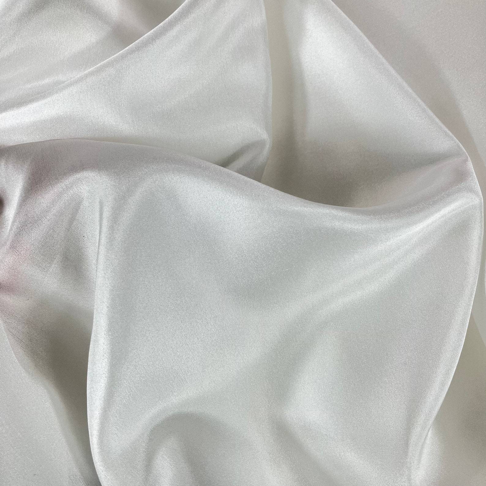 8 Momme 92-Inch Width Silk Power Spun Dyed Fabric for Clothing Lining, Shirts, Skirts, and Scarves
