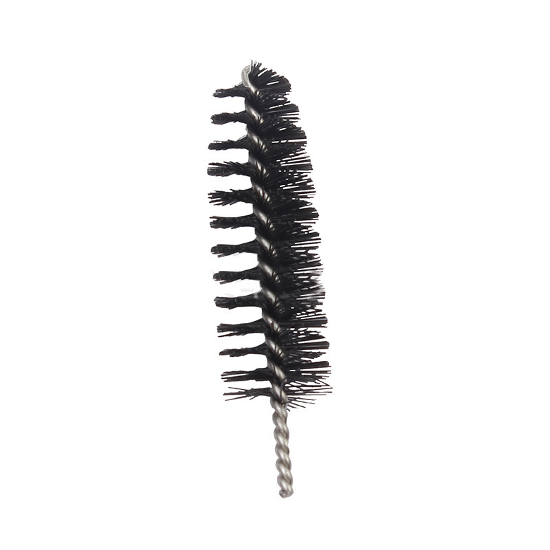 Black disposable eyelash brush head spiral eyelash roll beauty makeup tools makeup brush head for eyebrow brush head Wholesale