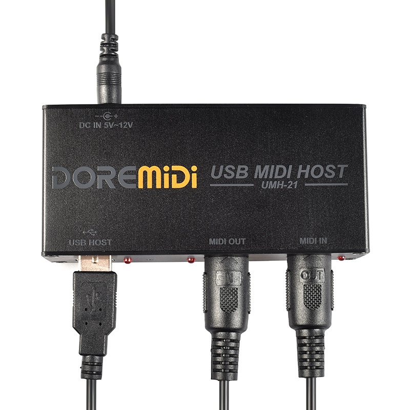 DOREMiDi High Speed USB MIDI HOST Host Box MIDI Keyboard Electric Blow Tube Electric Drum Effector