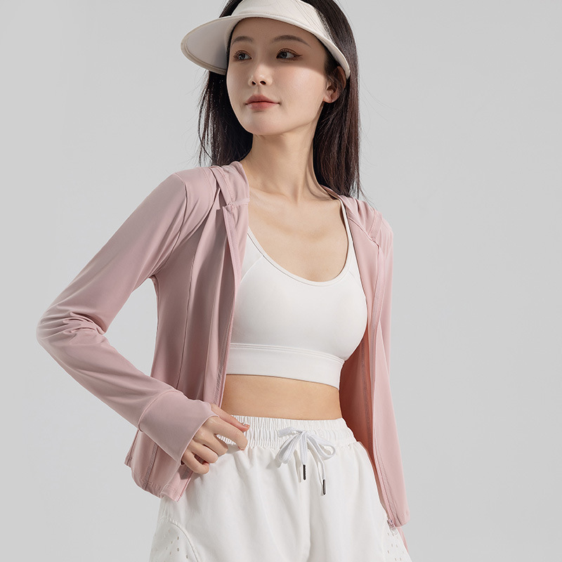 Dopamine Sunscreen Clothing Lightweight Women's Quick-drying Breathable UV-resistant Ice-sensitive Hooded Sunscreen Outdoor Clothing