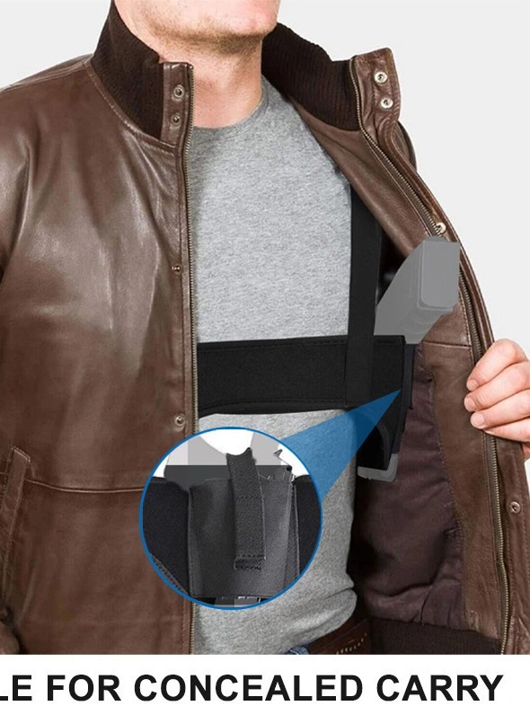 Factory direct supply men's and women's left and right universal slung underarm concealed elastic sports waist seal tactical hidden quick draw gun