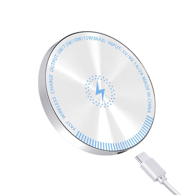 magsafe magnetic wireless charger for Apple Android super fast charger car charger 15W mobile phone holder