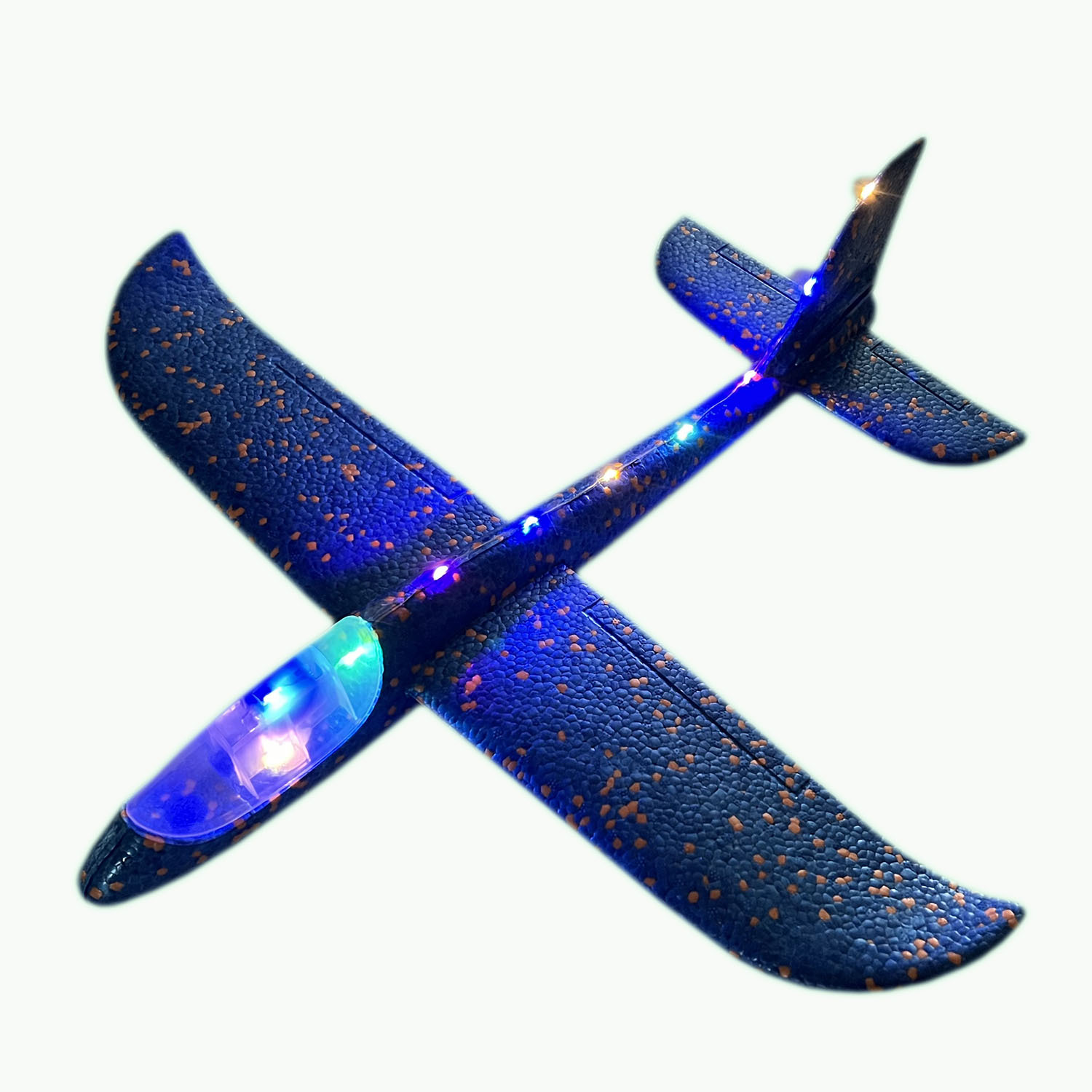 Foam airplane gun luminous toy catapult aircraft gun outdoor personal Children's Holiday diy model small model