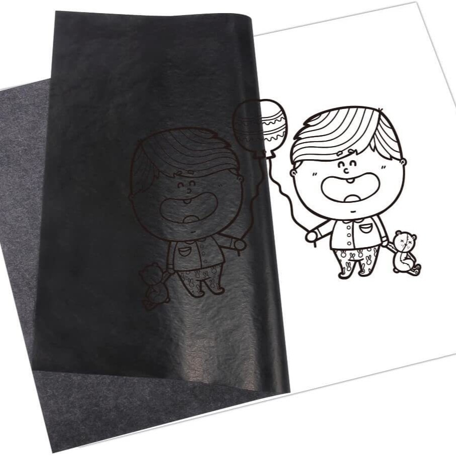 Source manufacturers graphite carbon paper Amazon best selling single-sided A4 carbon paper painting tracing effect is clear
