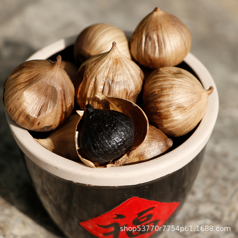 Tianhe Youyang Black Garlic Single Head Black Garlic Black Garlic Cloves 120 Days Fermentation 250g Barrel Fermented Black Garlic