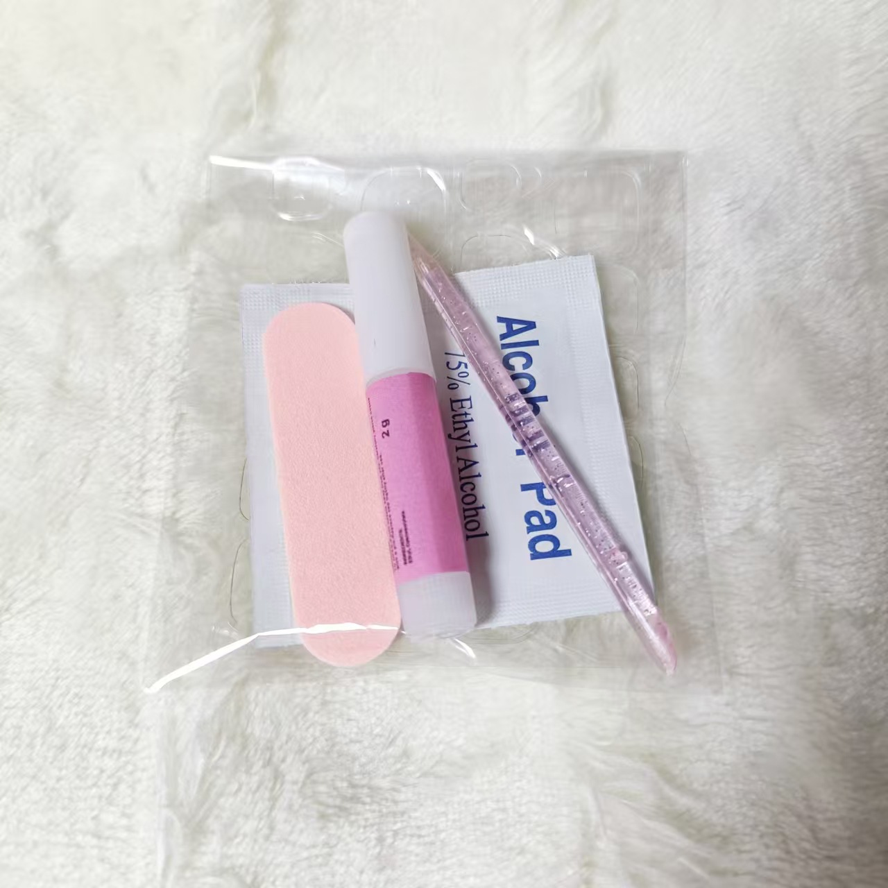 Wear armour tool kit five-piece set portable nail kit glue jelly glue alcohol cotton stick suit