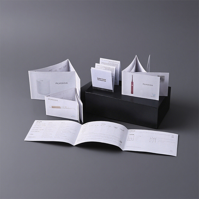 Professional Printing Product Manual Printing Custom Manual Folding Product Manual