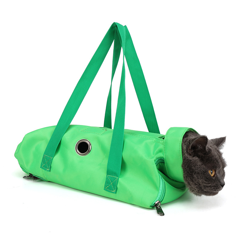 Portable Foldable Cat Carrier Bag, Anti-Scratch and Bite Fixed Cat Bag, Injection Pet Bag, Cat Bag