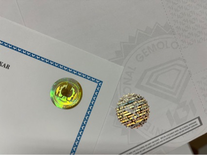 Антифальсификационный сертификат с термочувствительными чернилами, светящаяся волоконно-оптическая голографическая наклейка