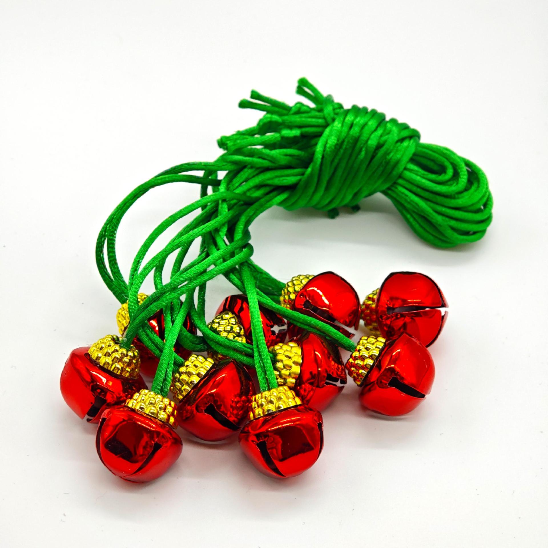 Cross-Border Amazon Foreign Trade Hot Selling Colorful Cross Bell Children's Necklace Christmas Decoration Bell Jewelry Pendant