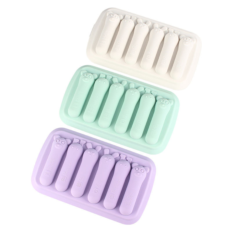 New small size mini sausage mold baby food supplement steamed high temperature resistant steamed cake sausage silicone mold