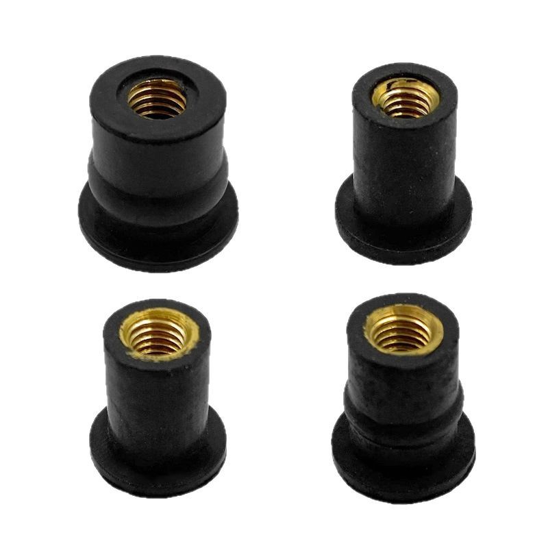 Motorcycle Modified Windshield Rubber Nut Brass Nut Expansion Rubber Well Nut Rivet Fastener