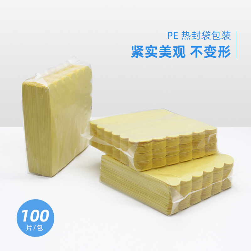 Dyed Napkins Party Napkins Cocktail Fan-Shaped Lace Chinese and Western Restaurant Custom Hot Stamping Logo Cross-Border Export