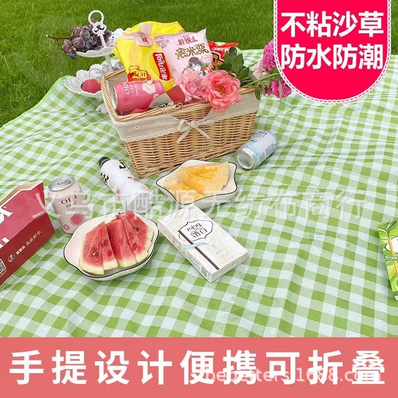 Outdoor picnic mat moisture-proof thickened moisture-proof mat beach camping mat outdoor cushion real manufacturers wholesale quantity can talk