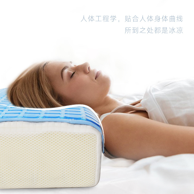 Summer Sleeping Gel Breathable Ice Pillow Ice Cool Mat Gel Pillow Home Cool Pillow Gel Mat