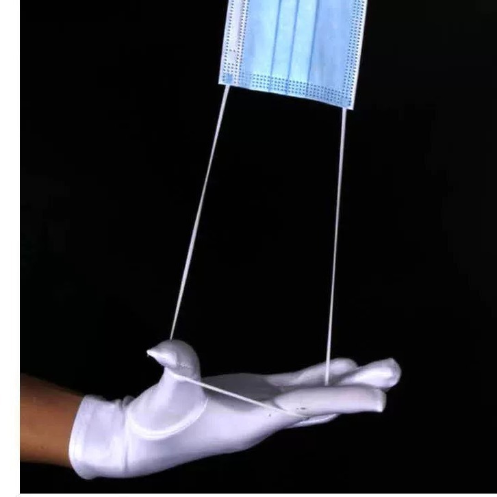 Disposable masks three-layer black activated carbon autumn and winter four-layer thick dustproof 50 independent packaging box