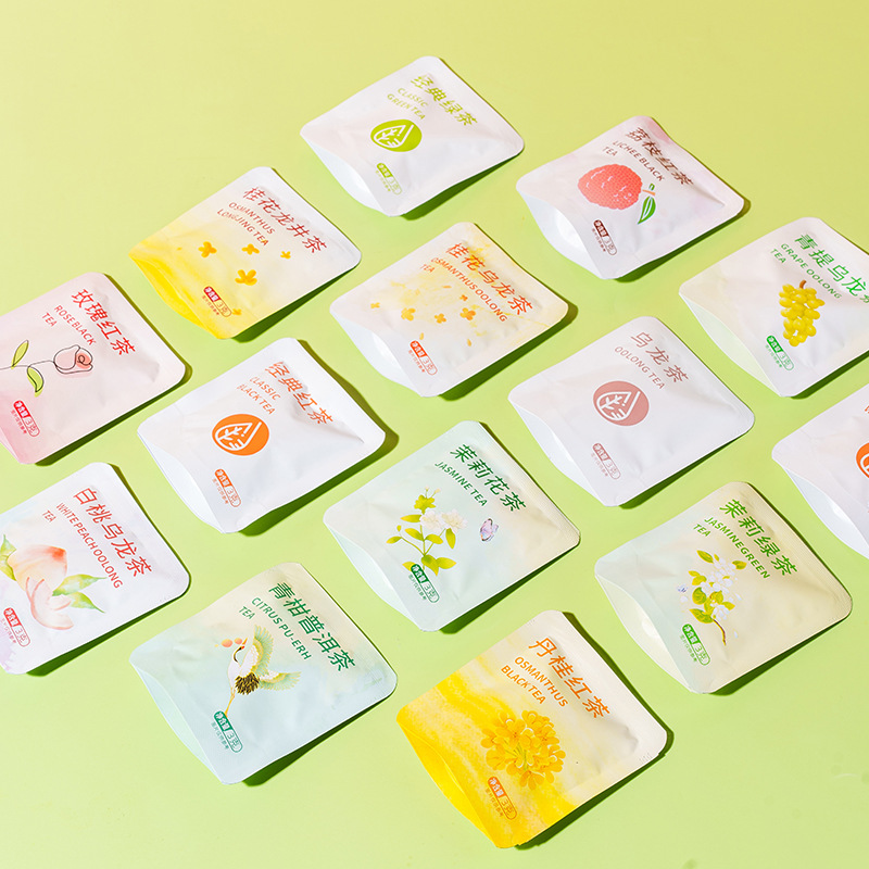 Hotel Tea Bags Factory Direct Sales Hotel Disposable Tea Bags Individually Packaged Triangular Tea Bags