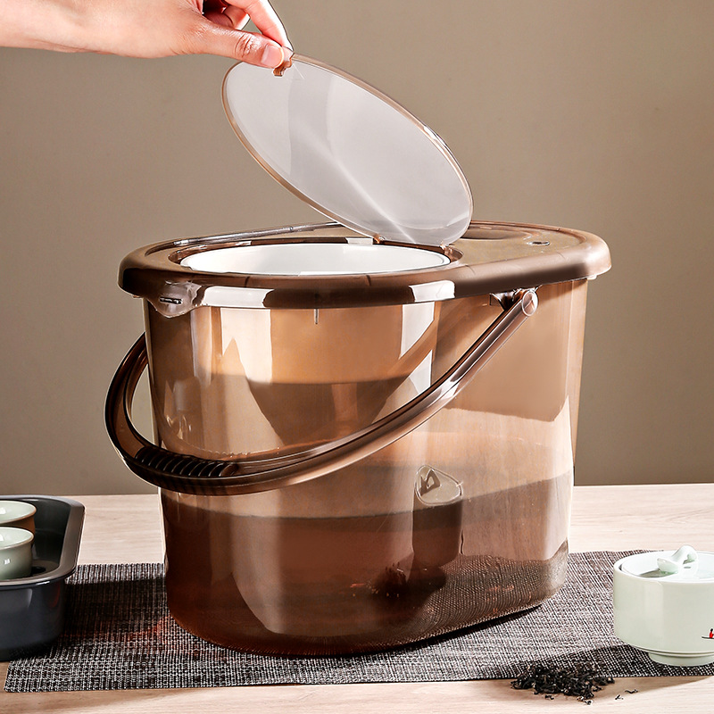 Tea bucket tea residue separation filter drainage bucket tea ceremony tea table garbage bin kung fu tea set accessories household waste bucket