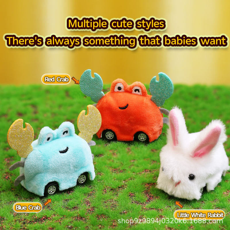Children's Watch Remote Control Car Mini Plush Toy Car Boy's Mini Capibara Car Wholesale